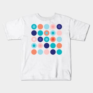 Small polka dots geometrical composition Kids T-Shirt